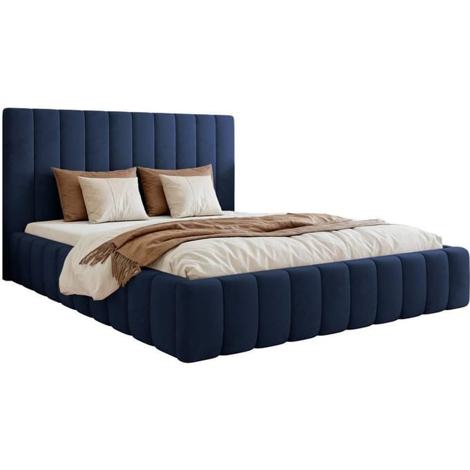 Bedframe Flores velvet 180x200 met opbergruimte | NADUVI Collection