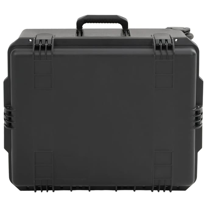 vidaXL - Flightcase - draagbaar - 62,5x49,5x37 - cm - PP - zwart