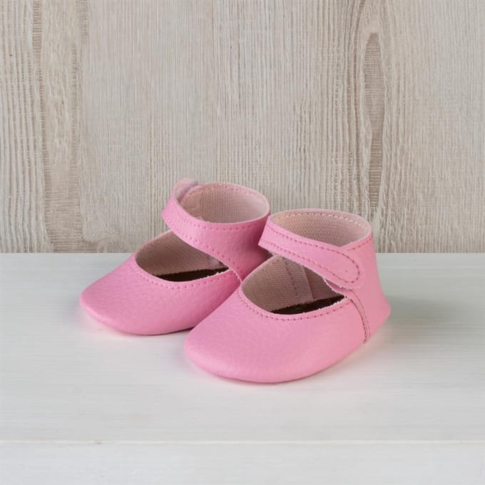 Asi poppenkleding schoenen 43-46cm roze pop accessoires.