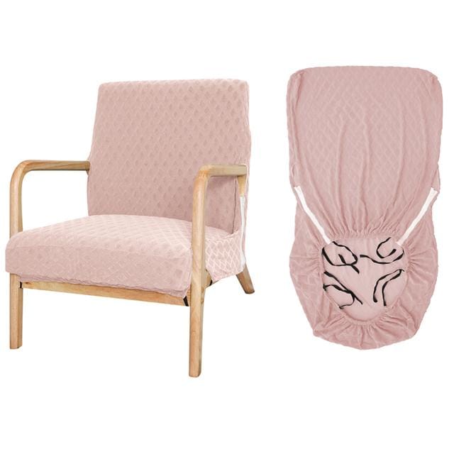 Housse de chaise en Jacquard imperméable, housse de chaise en bois, protection élastique pour animaux de compagnie, lavable (Seulement la couverture, pas de siège ) universal