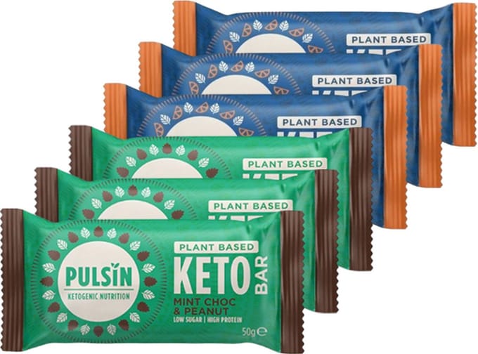 Pulsin | Keto Bar | Voordeelpakket | 5 x 50g