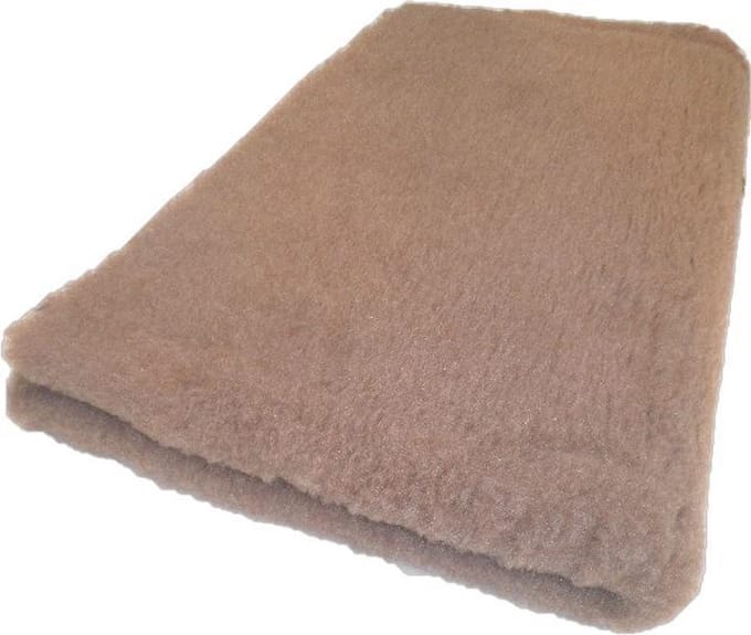 Vetbed - Lichtbruin Effen - Latex Anti-Slip