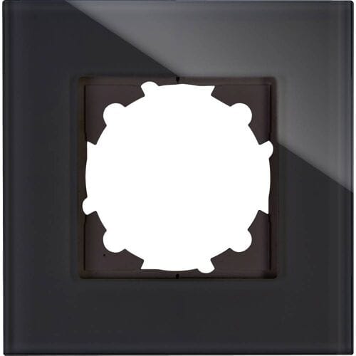 Kopp 405305001 Afdekking Frame 1-voudig HK 07, Athenis Antraciet (glanzend) 1 stuk(s)