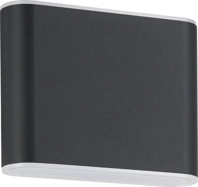 EGLO Grutti Wandlamp Buiten - LED - 11,5 cm - Antraciet - Instelbaar wit licht