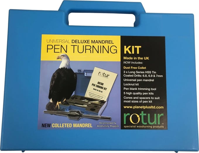 Rotur Universal Deluxe Mandrel Pen Turning Kit MK2