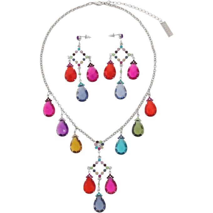 Behave – Sieradenset – Multicolor – Zilverkleur – Statement – Elegant – Nikkelvrij