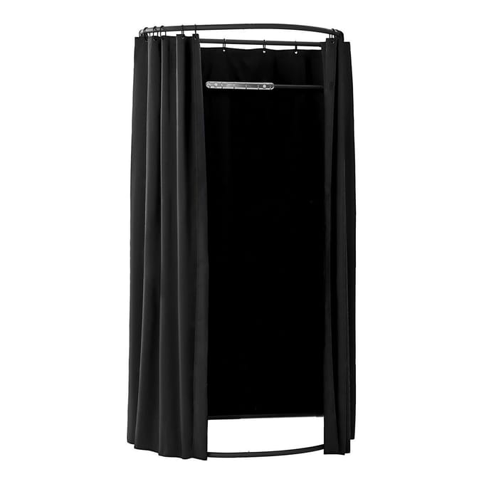 Paskamer Draagbare Kleedkamer 39 x 37 x 79 inch Privacy Ruimte (Zwart)