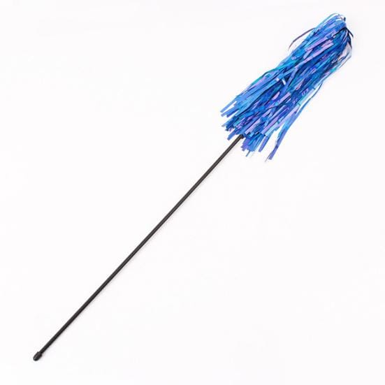 Grappig felgekleurd papier huisdier kat Kitten Tease Rod Wand Play interactief speelgoed pack-5