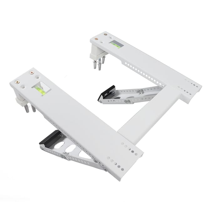 Universele Airconditioner Beugel Roestvrij Staal Wandmontage AC Raamsteun voor Buiten white