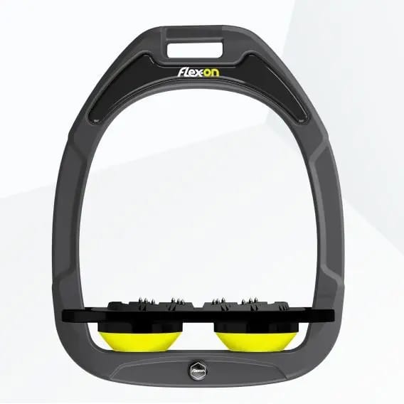Ultra Grip Platte Beugels Antraciet/Zwart/Geel Flex-On Green Composite