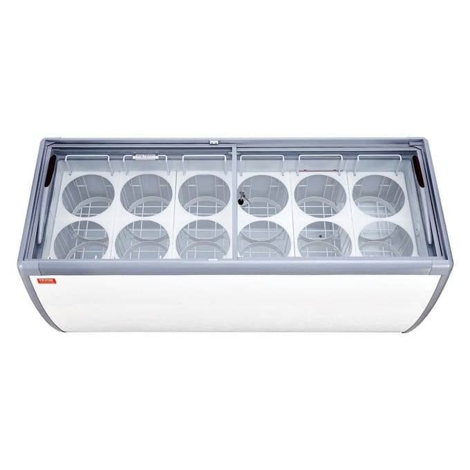 567 L Commerciële IJsdroom Vitrine Gelato Dipping Vriezerkast