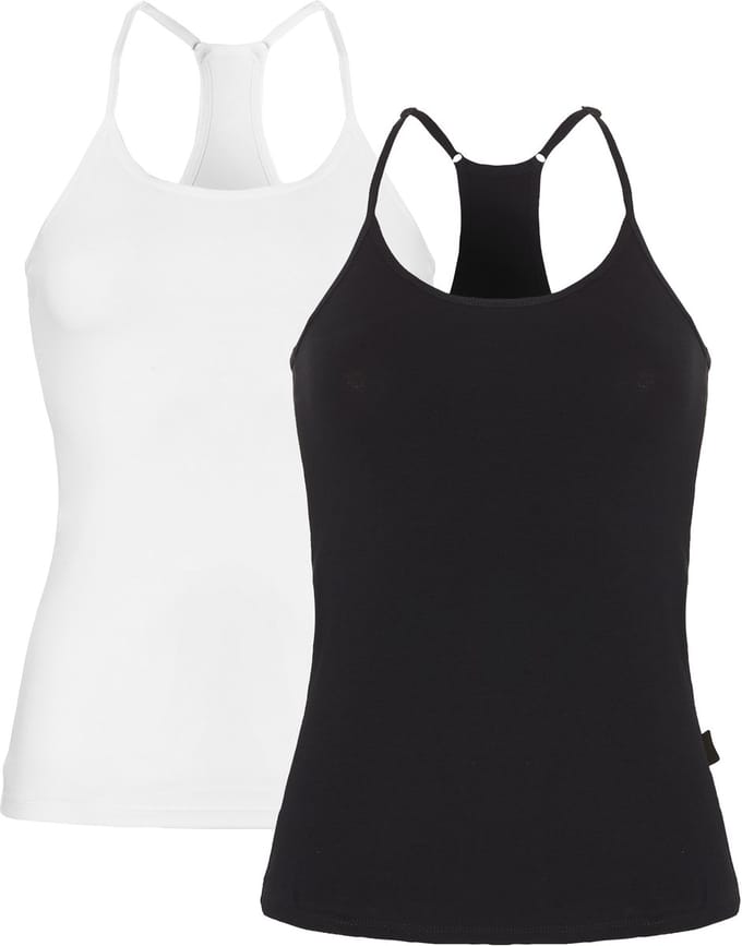 O'Neill Dames Racerback Top 2-Pack Wit/Zwart - Maat S