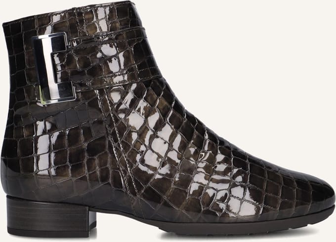 Gabor 712 Enkellaarsjes - Enkelboots met rits - Dames - Bronskleurig - Maat 43