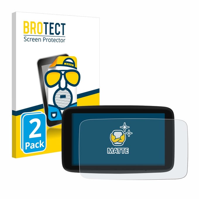 BROTECT - Screenprotector voor TomTom GO Discover 7" - Folie Beschermfolie matte 2 Stuks