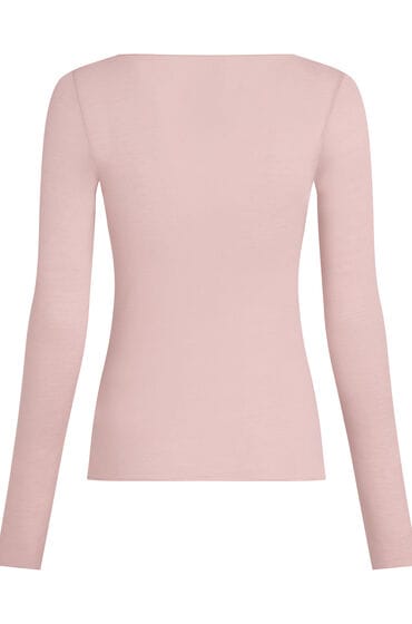 Hunkemöller super soft Boothals shirt met Cashmere Roze