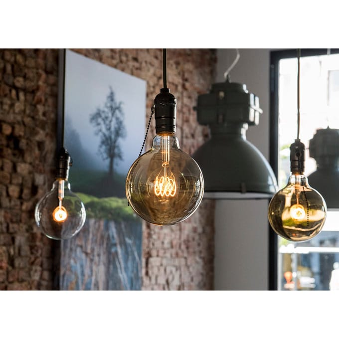 Bailey Spiraled Leslie G125 LED Filament Globe 3.2W Goud - 145017