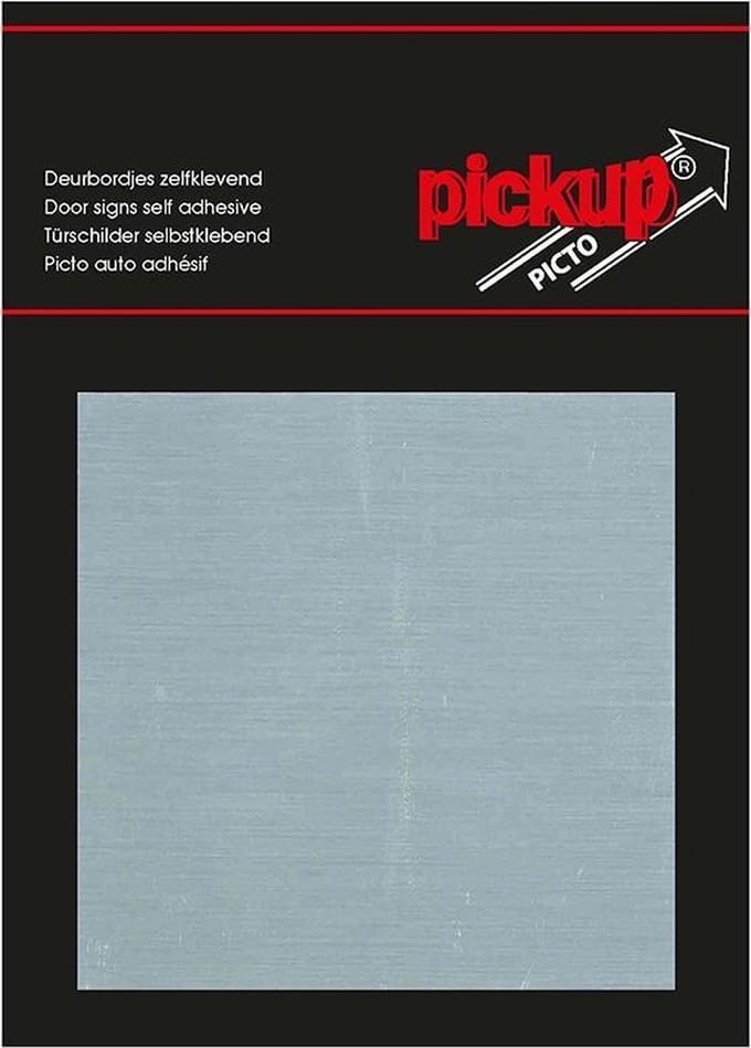 Pickup Route Alulook Alu Picto 80x80 mm - blanco