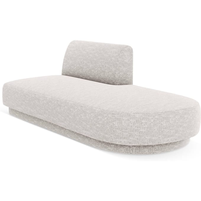 2-zits modulair zitelement Miley open rechterkant chenille | Micadoni Limited Edition