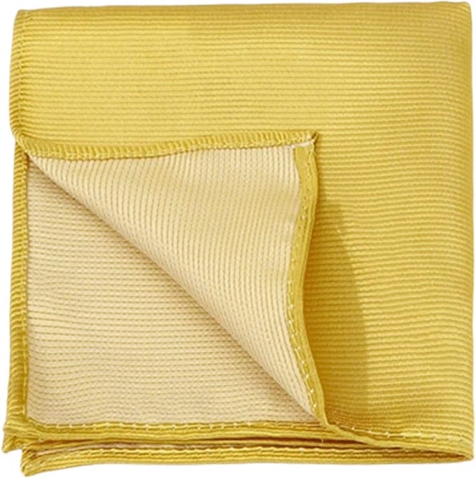 Fako Fashion - Pochette - Pochet - Gestreept - 22x22cm - Goud