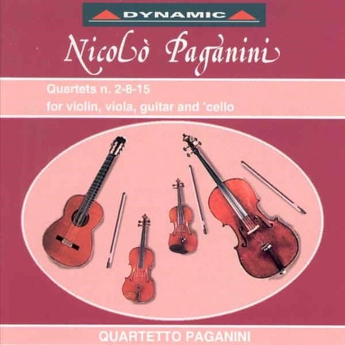 Quartetto Paganini - Paganini: Quartets N. 2 - 8 - 15 For Violin, Viola, Guitar And Cello (CD)