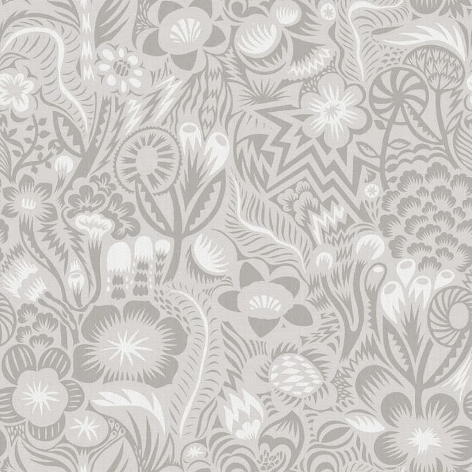 Boråstapeter Vliesbehang 2085 - Swedish Designers - Botanisch Beige - 49cm x 10.05m