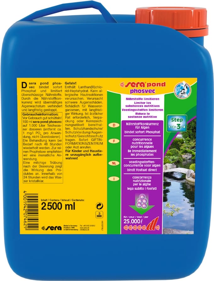 Sera Pond Phosvec 2.500ML