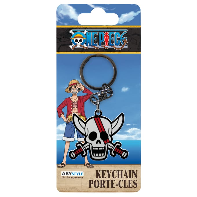 One Piece - Anime Sleutelhanger - Skull - Shanks - voor Geen - meerkleurig