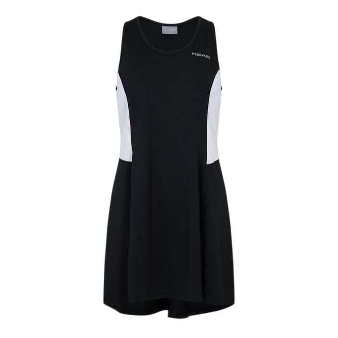 Head Dames Club Effen Tank Jurk (Zwart)