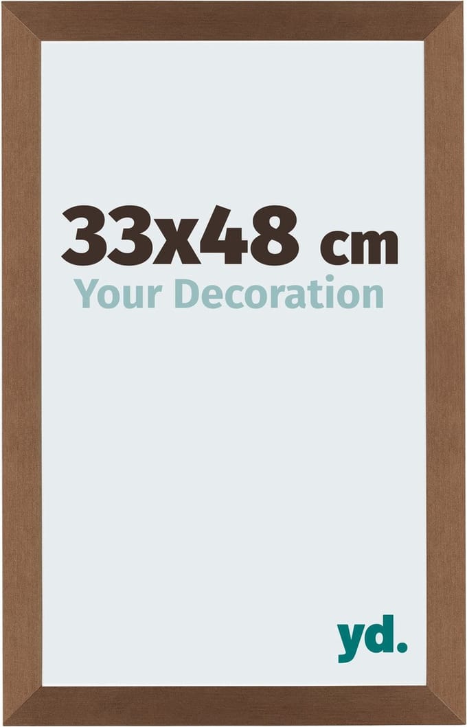 Your Decoration - Fotolijst 33x48 cm - MDF - Koper Decor - Mura