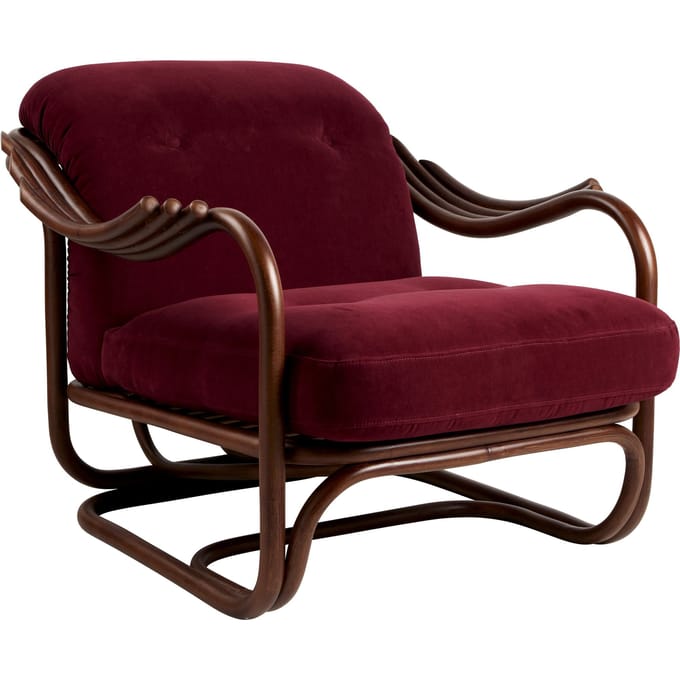 Gubi Poltrona Tria Stoel - GubiPoltronaTrioBordeaux