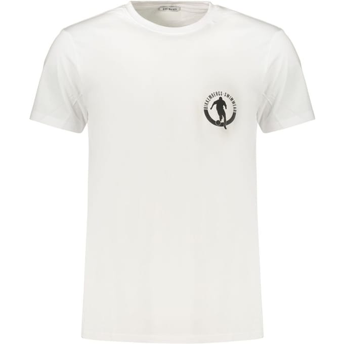 Bikkembergs Witte Katoenen Heren T-shirt