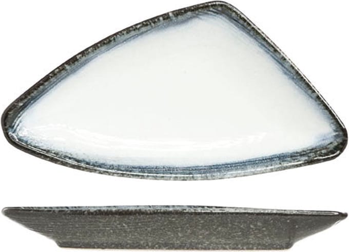 SEA PEARL BORD DRIEHOEK 20X10XH2CM