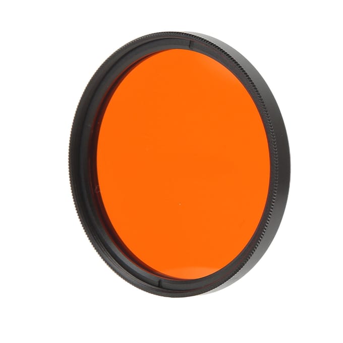 Filtre d'objectif 52 mm en verre optique pour appareil photo numérique Nikon Fujifilm orange