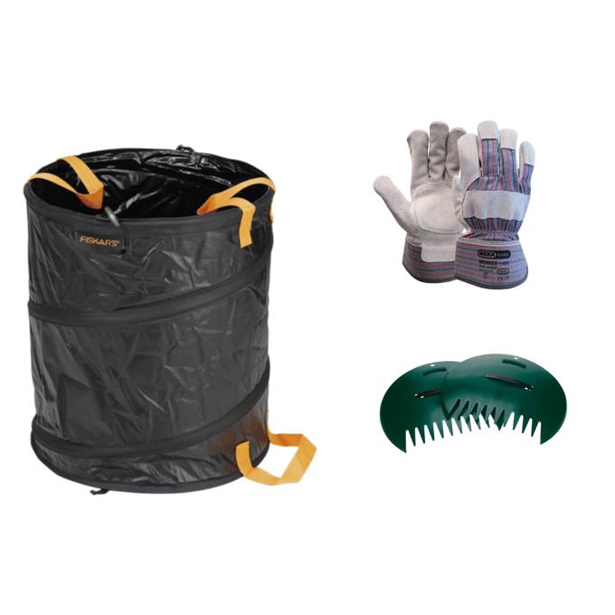 Herfst blad opruimen actie set