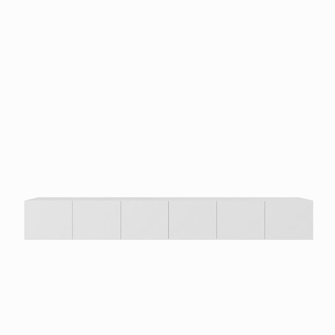 TV-kast Nicole 300 (3x100) cm (wit + wit)