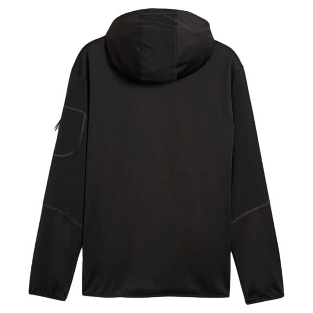 Puma flex panelled jacket in de kleur zwart.