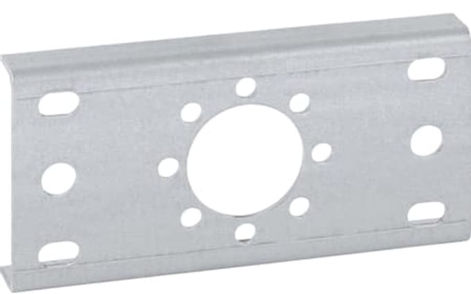 Geberit FlowFit Montageplaat recht, enkel, 601.736.00.1