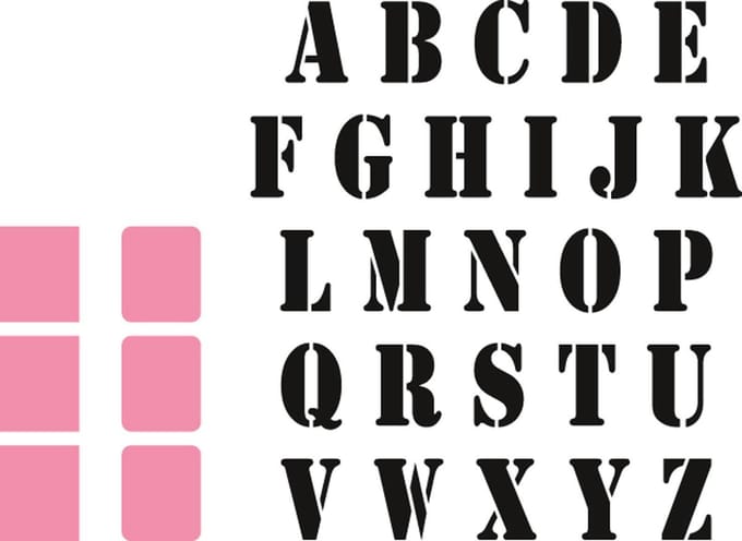 Marianne Design Collectables COL1396 - Stempel alfabet