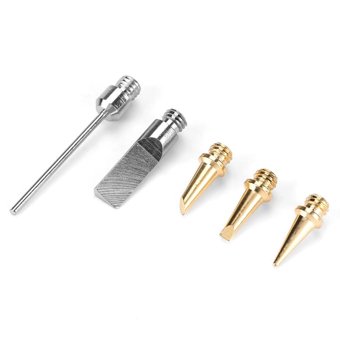Kit Fer à Souder à Gaz 5 pièces Coupeur de Mousse Électrique Pannes à Souder Accessoires Outil de Soudure
