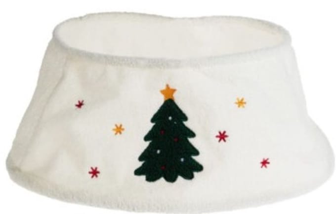 Home & Styling Kerstboomrok Kerstboom - Ø60cm - Wit