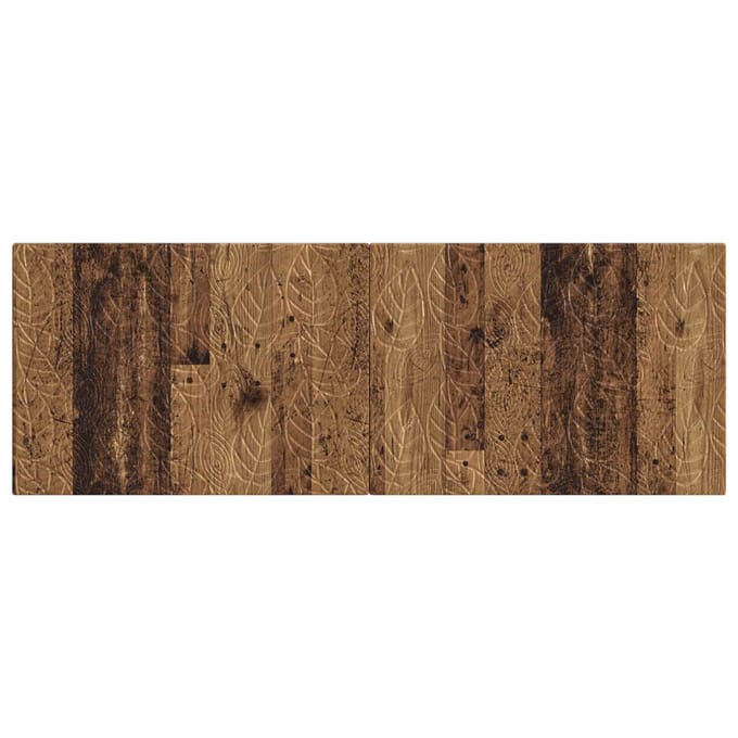 vidaXL - Wandgemonteerd - Hoofdbord - DELFT - Oud - hout - Bewerkt - hout