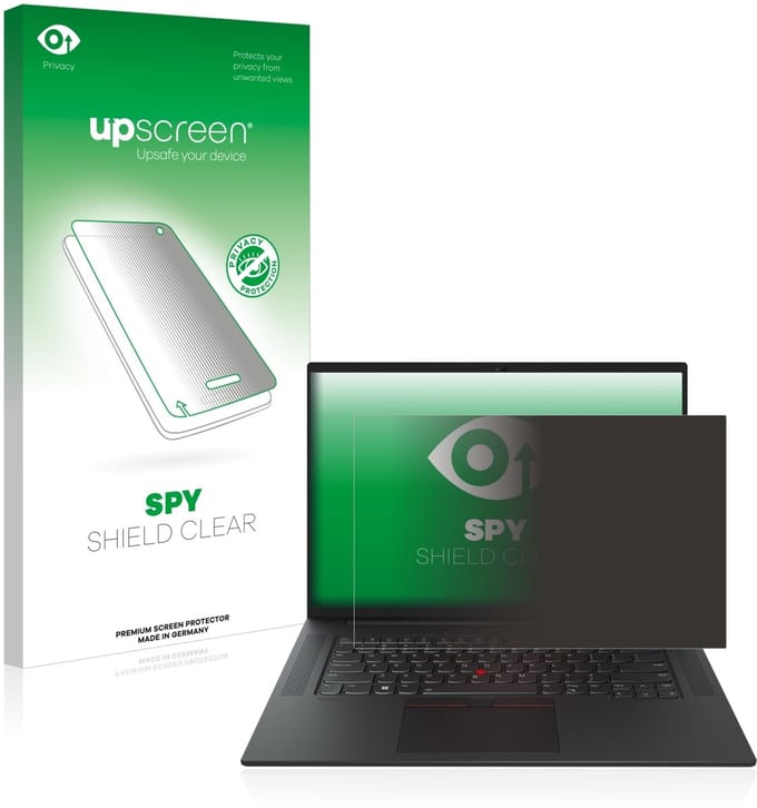 upscreen - privacy screenprotector voor Lenovo ThinkPad P1 Gen 5 16" - Folie Beschermfolie Blauwlichtfilter