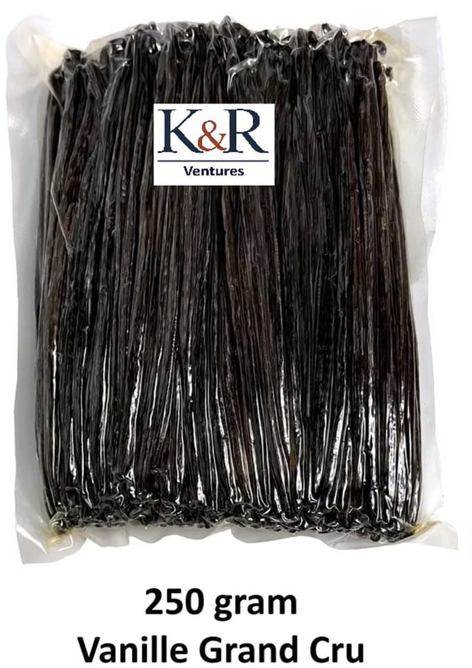 K&R Ventures Bourbon vanillestokjes - 250 g - 14-16 cm