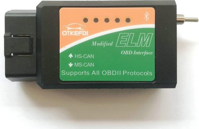 OBD2 Diagnose Tool - Auto Scanner - Foutcodes Lezen - Met Schakelaar - Compact Formaat - Zwart