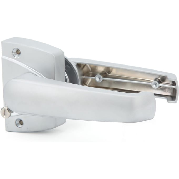 Klinkgreep Sluiting Aluminiumlegering Toegangsdeurslot voor 15‑20MM Deurdikte Camper Boot white