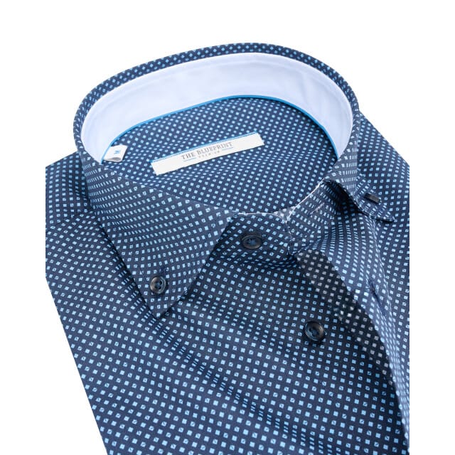 The BLUEPRINT Premium Business Overhemd Donkerblauw Heren