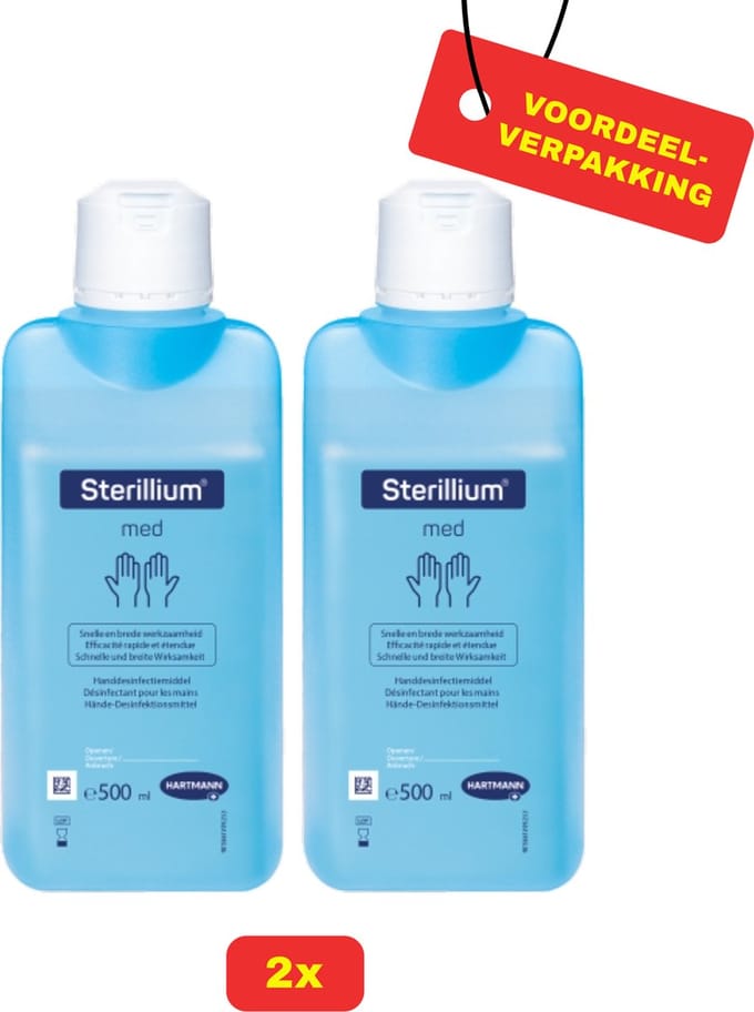 Hartmann Sterillium Med. Handdesinfectant - 2 x 500ml voordeelverpakking
