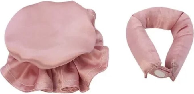 Cabantis Zachte Haarrollers - Hitte Loze Krul Accessoires - Haar Rollers - Set van 2 - Roze