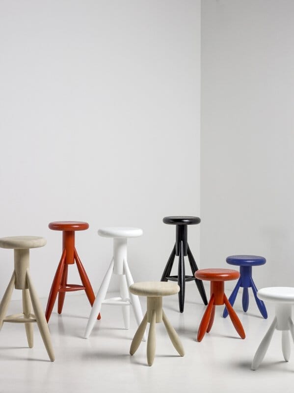 Artek - Barkruk Rocket - eiken, gezeept - bruin