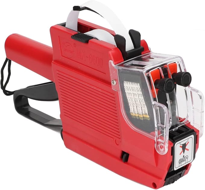 Dailygoods - Prijspistool Labelmaker met 10 Cijfers
